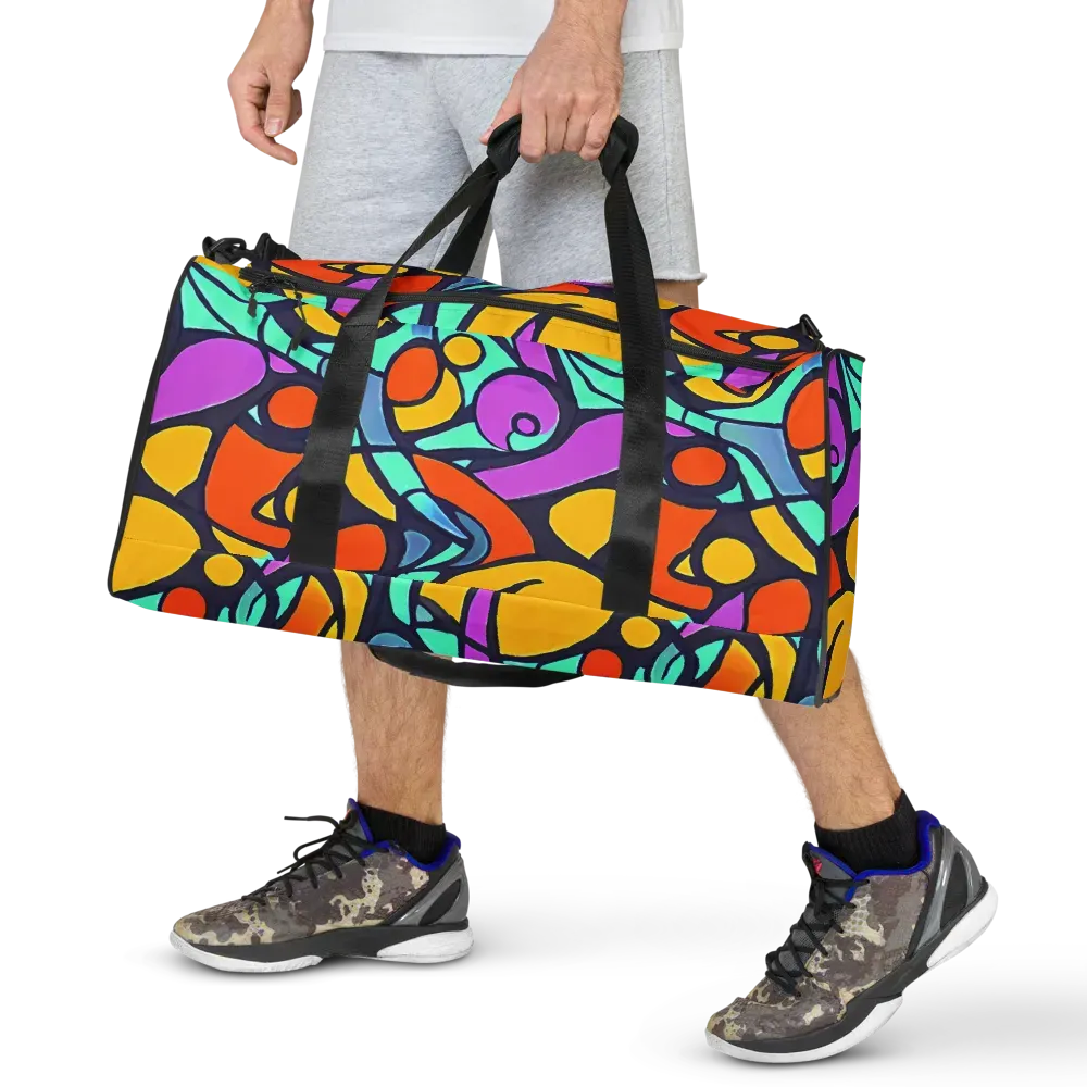 Ultraviolet Pop on Duffle Bag — Front
