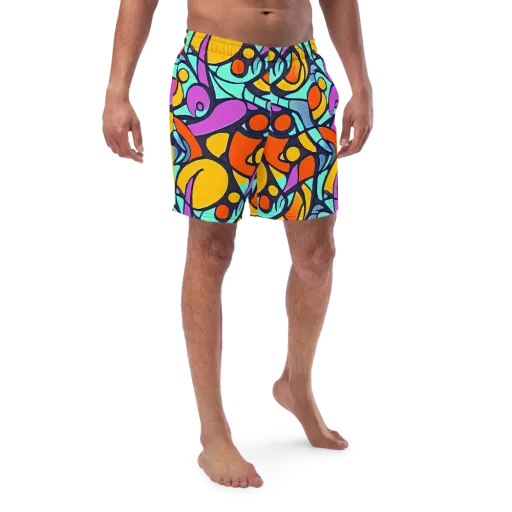 Ultraviolet Pop on a Swim Trunks