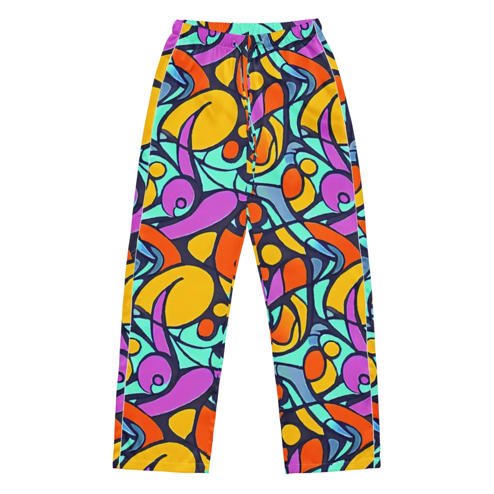 Ultraviolet Pop on Women's Pajama Pants — Front