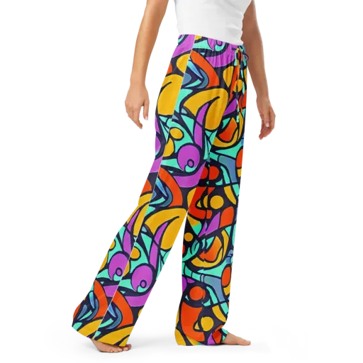 Ultraviolet Pop on a Women's Pajama Pants