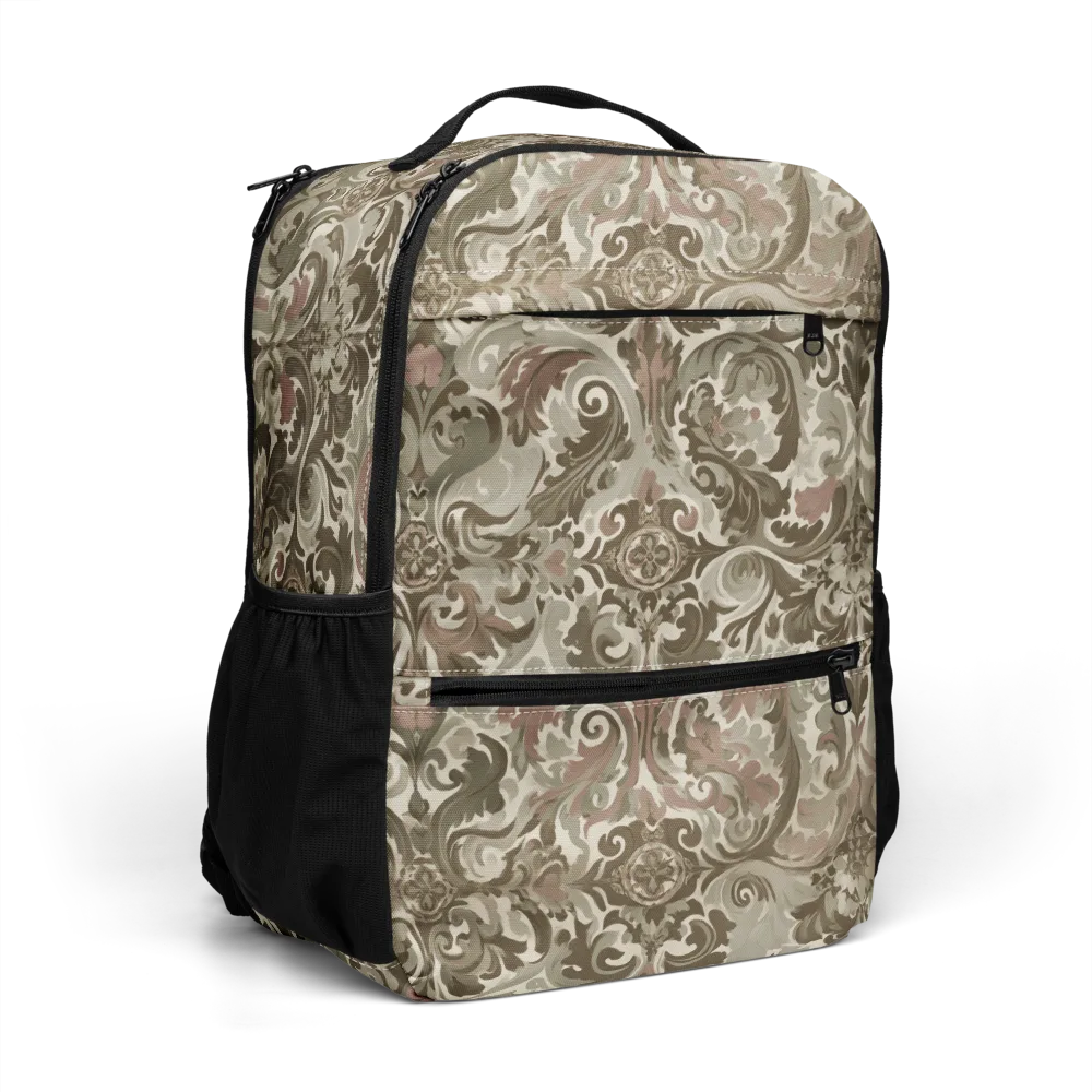 Moss Rose Revival on Utility Backpack — Right Front