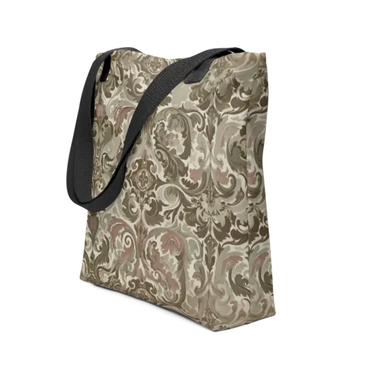 Moss Rose Revival on a Tote Bag