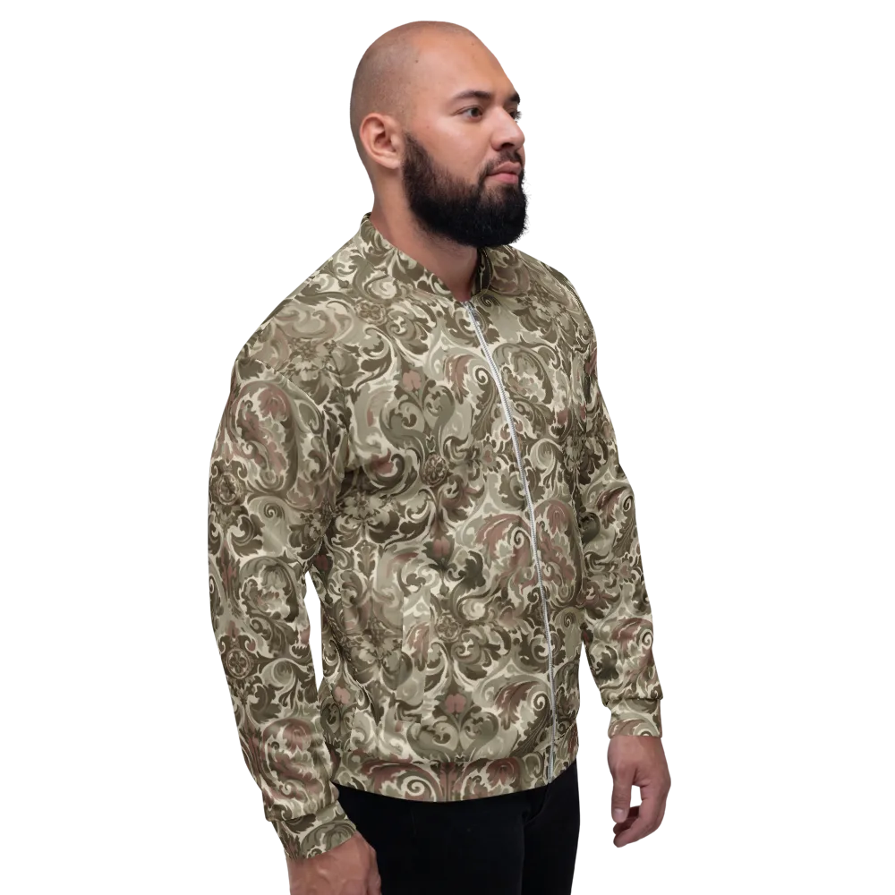 Moss Rose Revival on Bomber Jacket — Right
