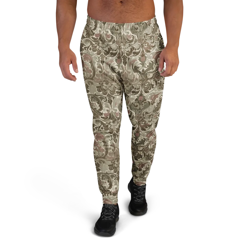Moss Rose Revival on Men's Joggers — Front