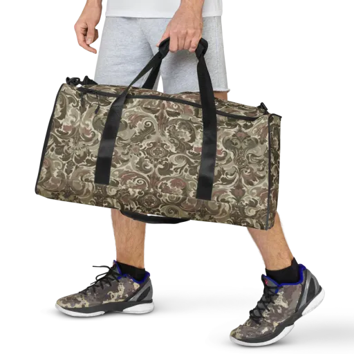 Moss Rose Revival on a Duffle Bag