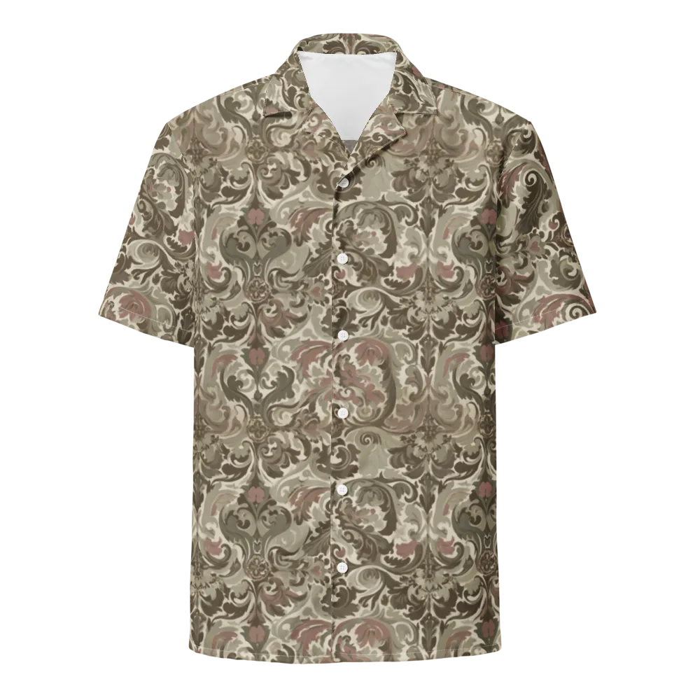 Moss Rose Revival on Button Shirt — Front