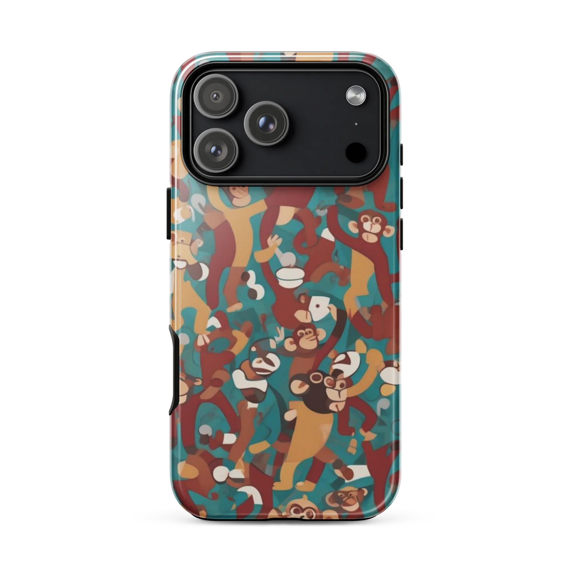 Monkey Mayhem on Tough Case for iPhone® — Front