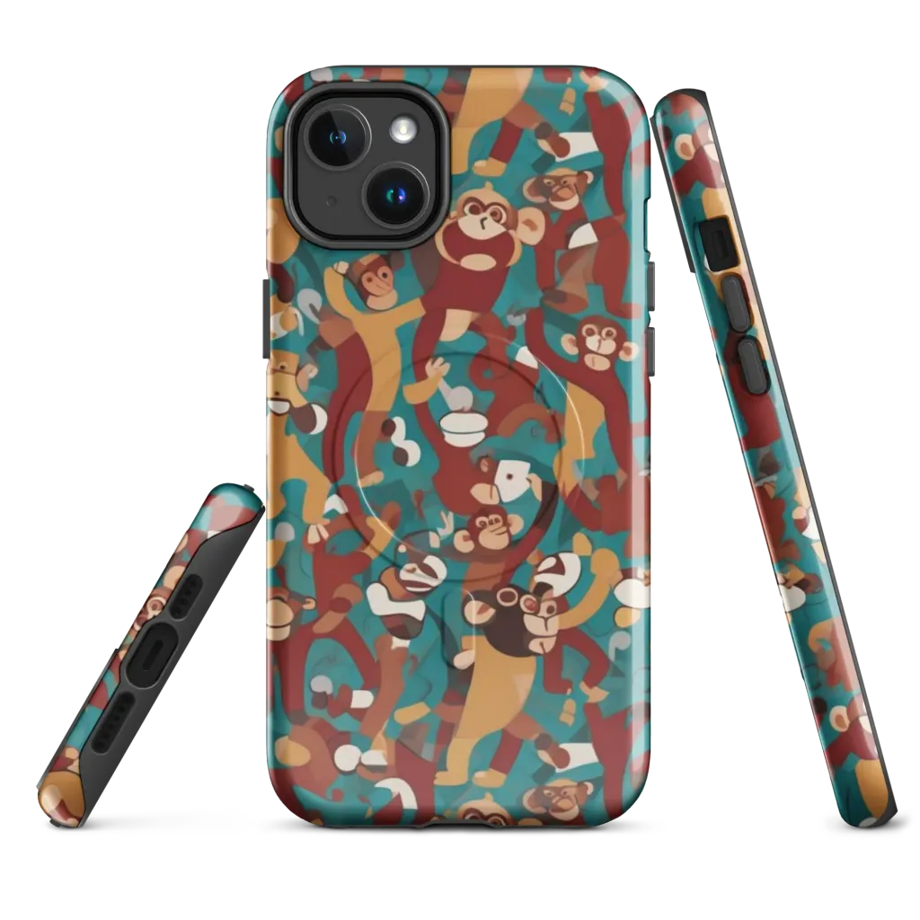 Monkey Mayhem on MagSafe Tough Case for iPhone® — Front
