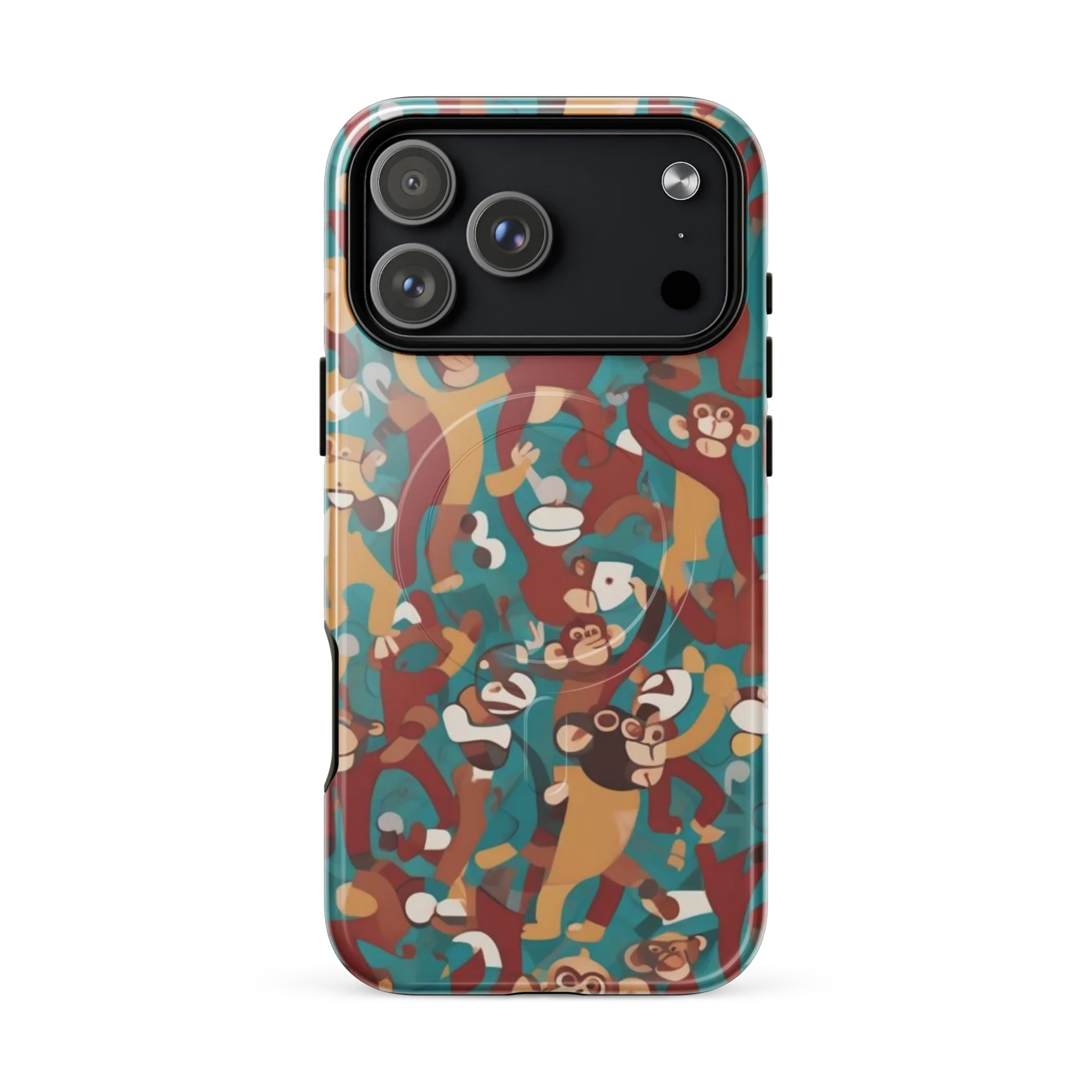 Monkey Mayhem on MagSafe Tough Case for iPhone® — Front
