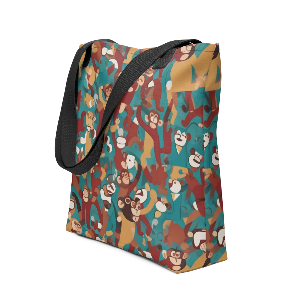 Monkey Mayhem on Tote Bag — Front