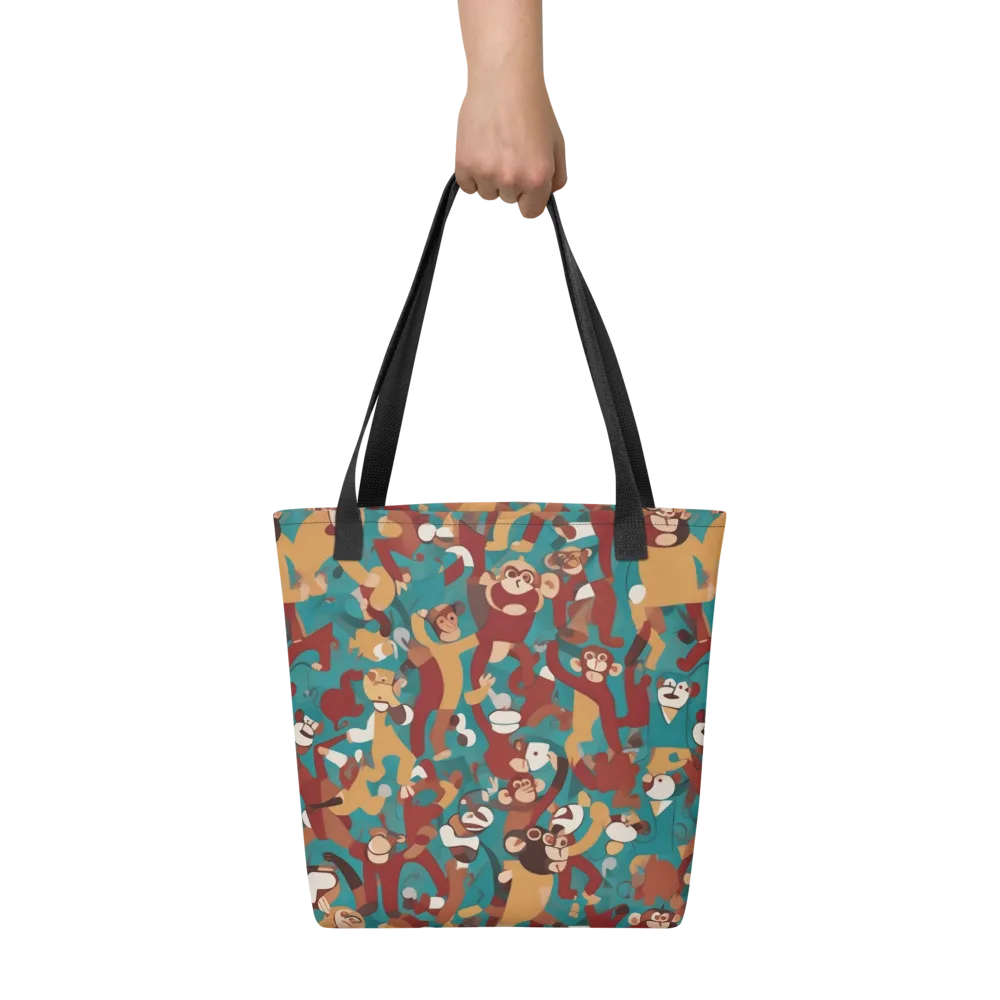Monkey Mayhem on Tote Bag — Front