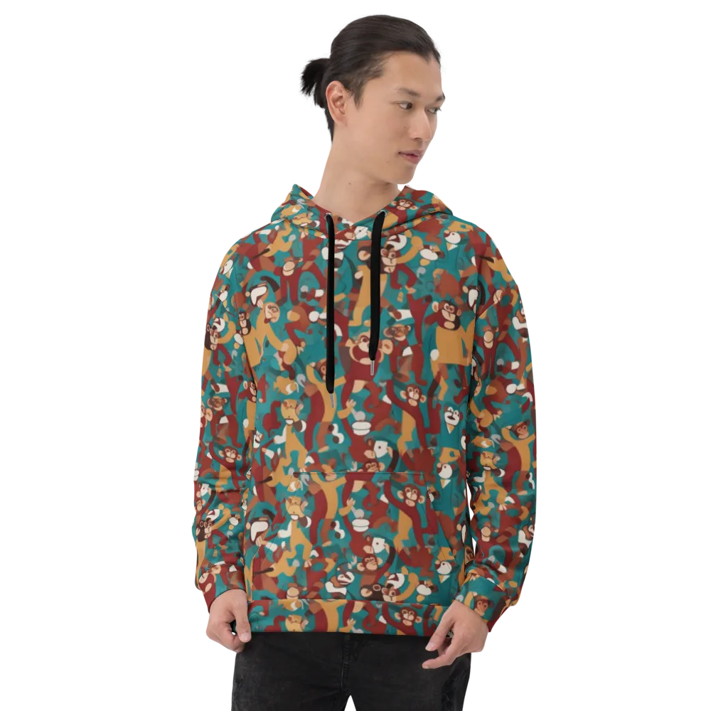 Monkey Mayhem on Hoodie — Front