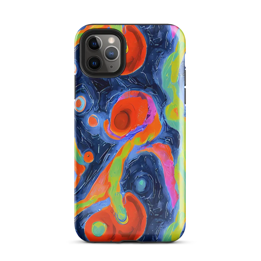 Neon Tidal Pool on Tough Case for iPhone® — Front