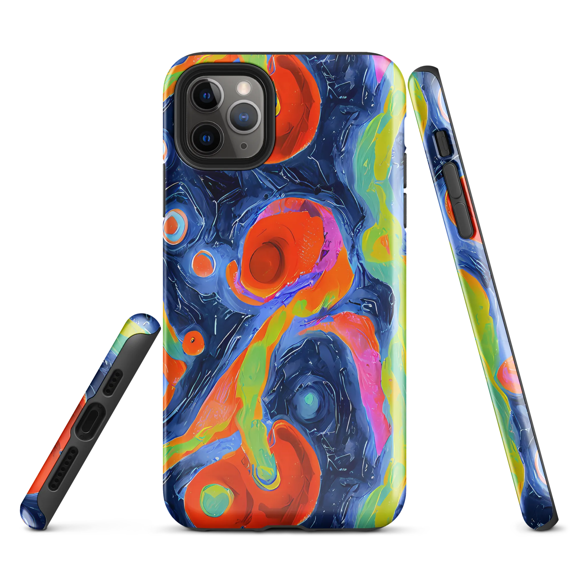 Neon Tidal Pool on Tough Case for iPhone® — Front