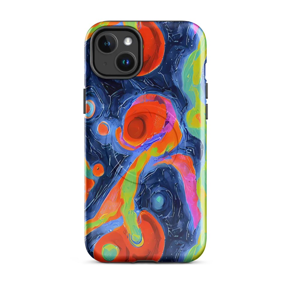 Neon Tidal Pool on MagSafe Tough Case for iPhone® — Front