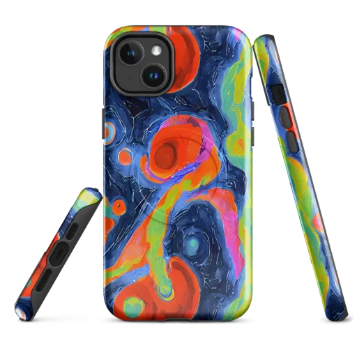 Neon Tidal Pool on a MagSafe Tough Case for iPhone®