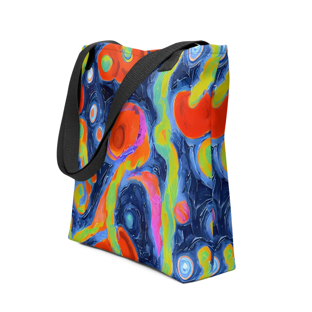 Neon Tidal Pool on Tote Bag — Front