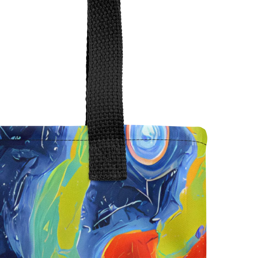 Neon Tidal Pool on Tote Bag — Product details