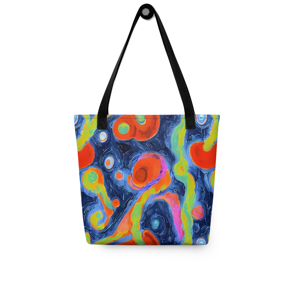 Neon Tidal Pool on Tote Bag — Front