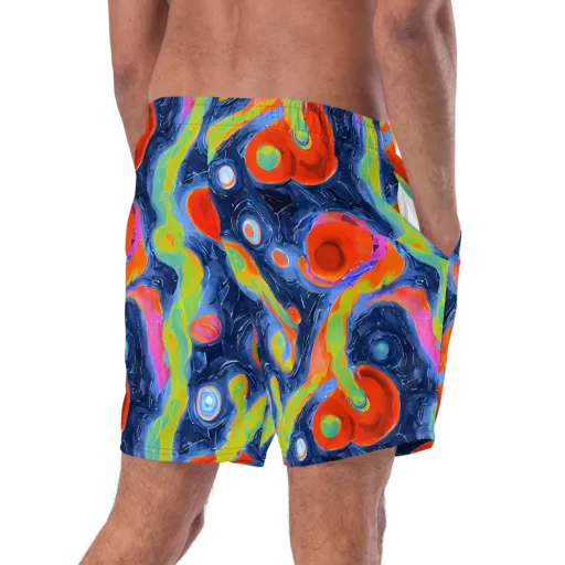 Neon Tidal Pool on a Swim Trunks
