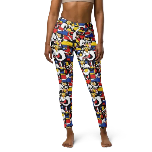 Mambo Menagerie on a Yoga Leggings