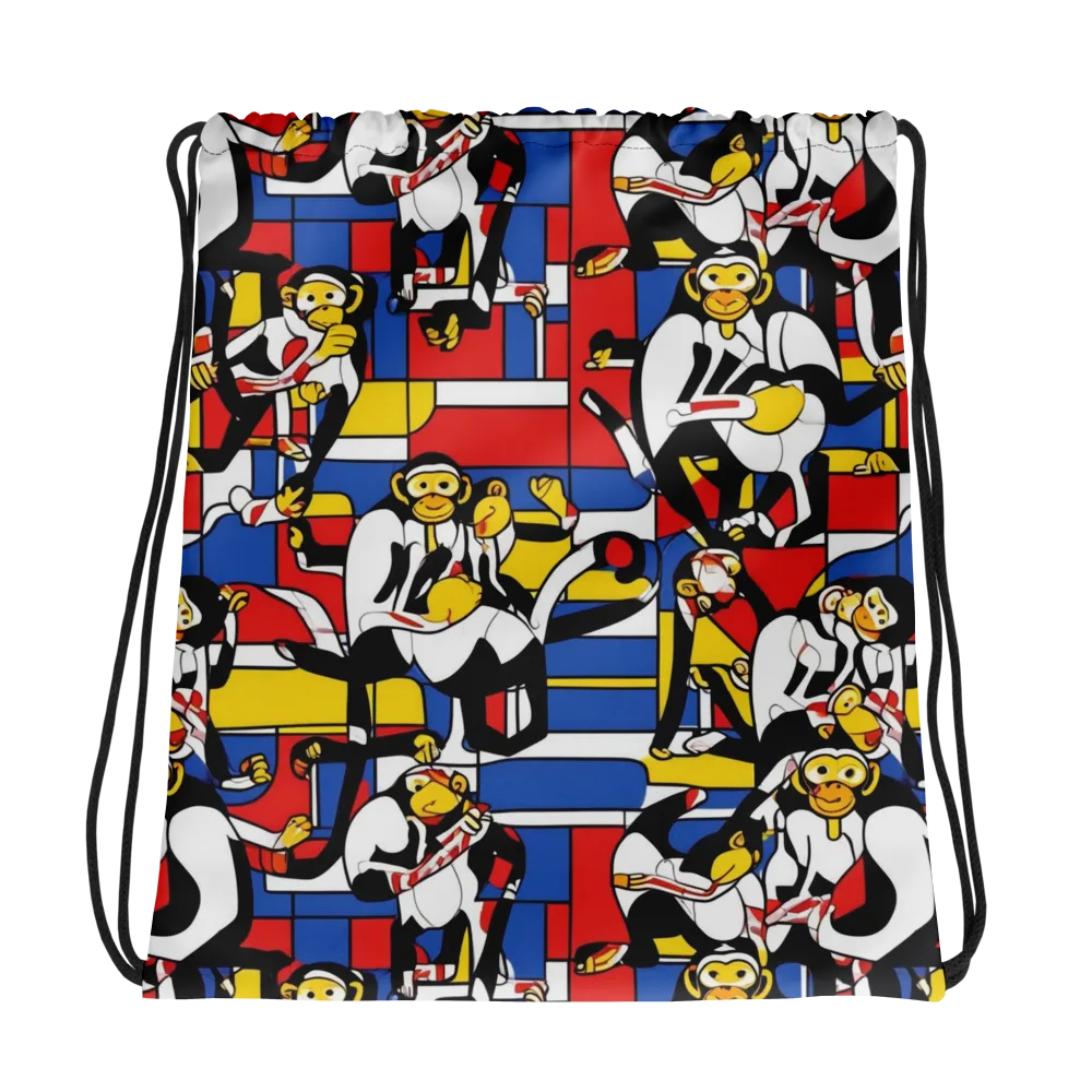 Mambo Menagerie on Drawstring Bag — Photo