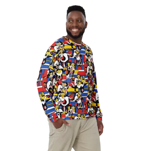 Mambo Menagerie on a Sweatshirt