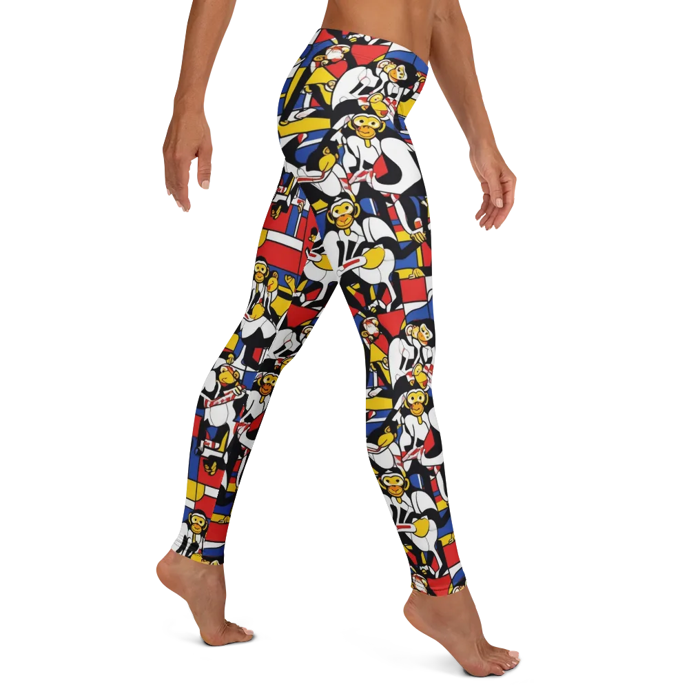 Mambo Menagerie on Leggings — Right