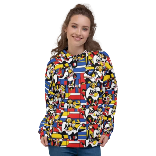 Mambo Menagerie on a Hoodie
