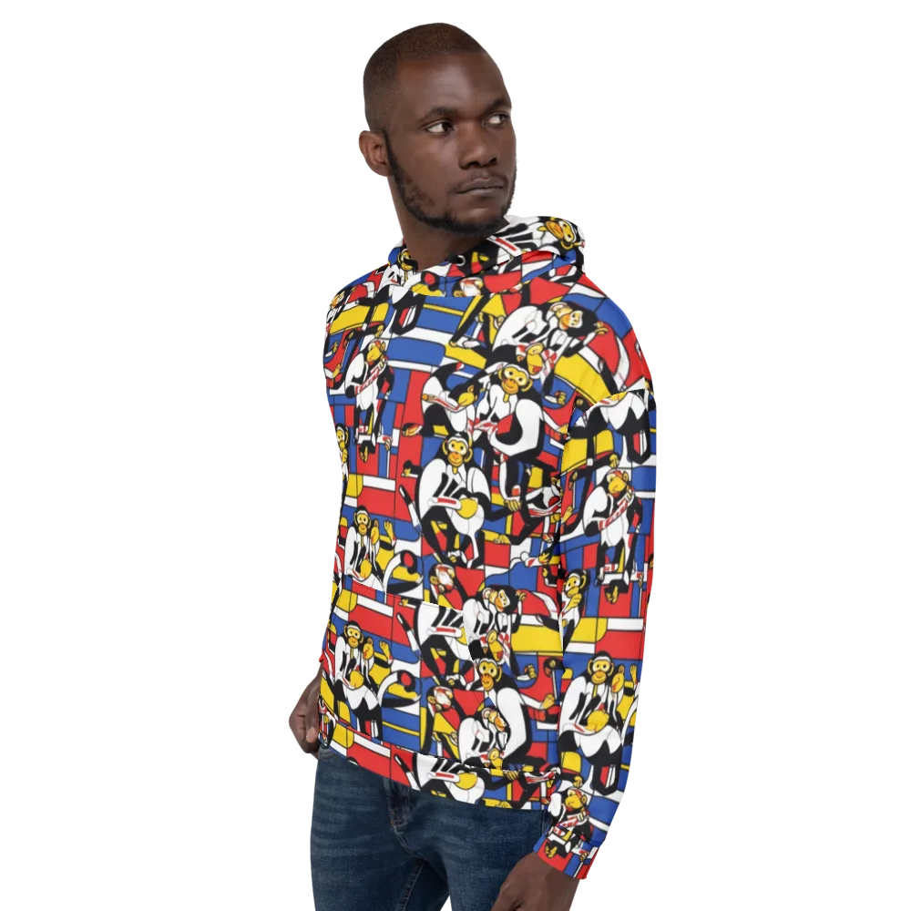Mambo Menagerie on Hoodie — Left