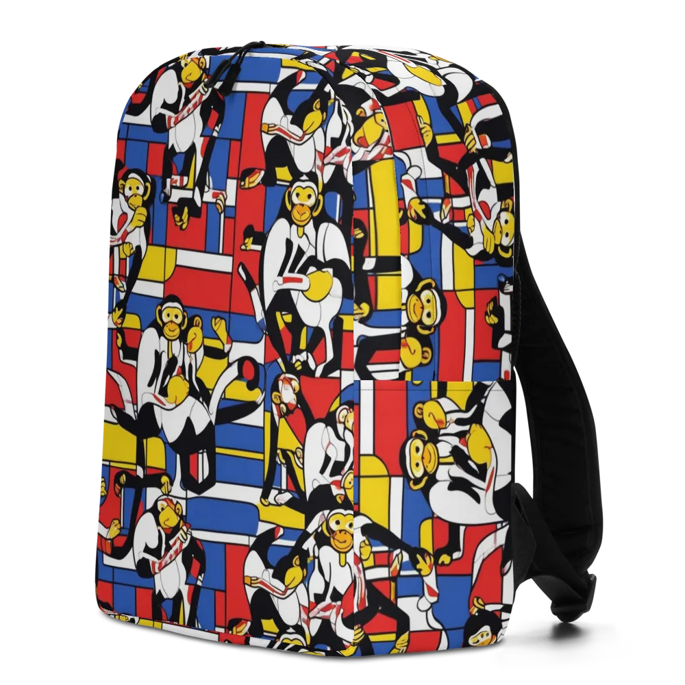 Mambo Menagerie on Minimalist Backpack — Left