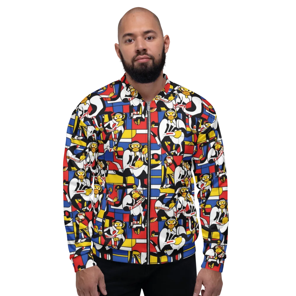 Mambo Menagerie on Bomber Jacket — Front
