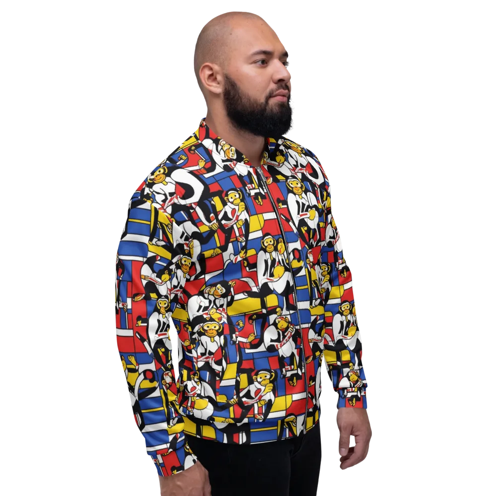 Mambo Menagerie on Bomber Jacket — Right