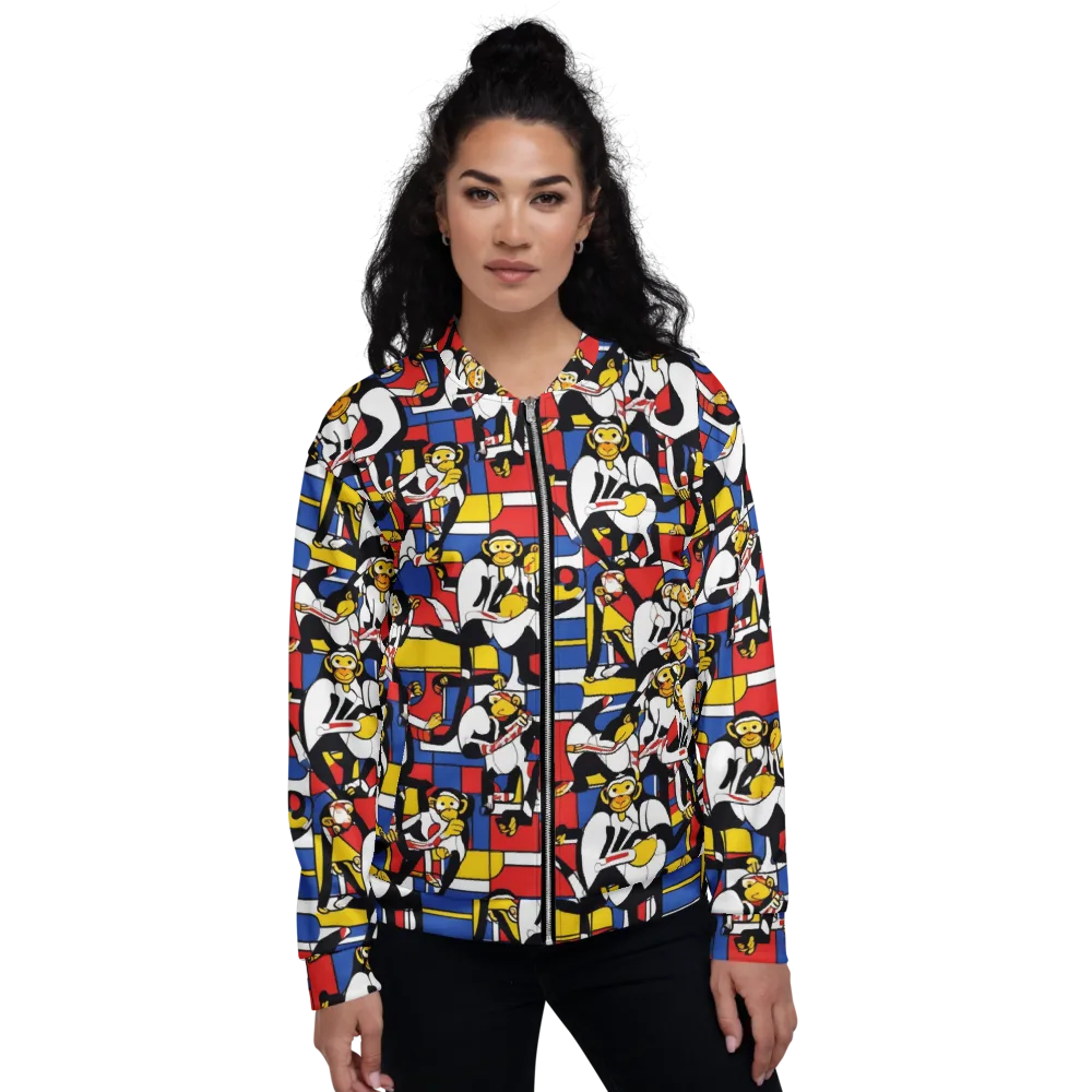 Mambo Menagerie on Bomber Jacket — Front
