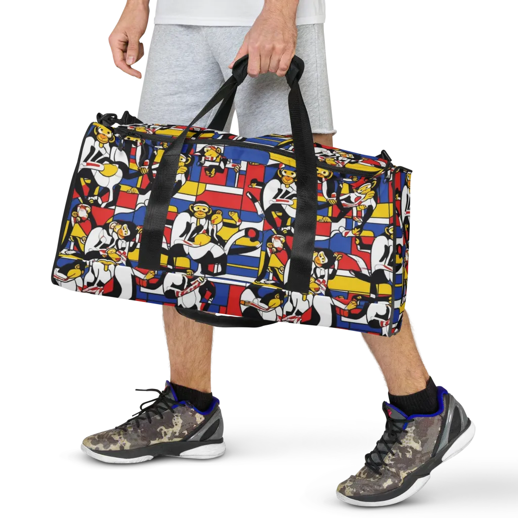 Mambo Menagerie on Duffle Bag — Front