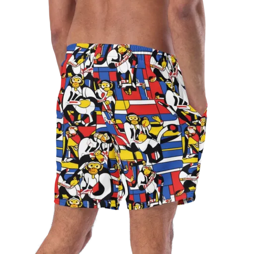 Mambo Menagerie on a Swim Trunks