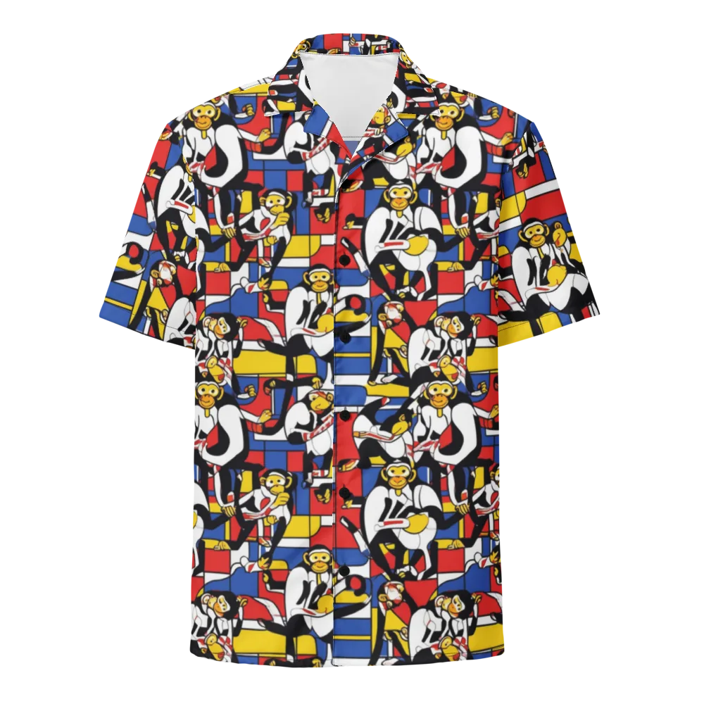 Mambo Menagerie on Button Shirt — Front