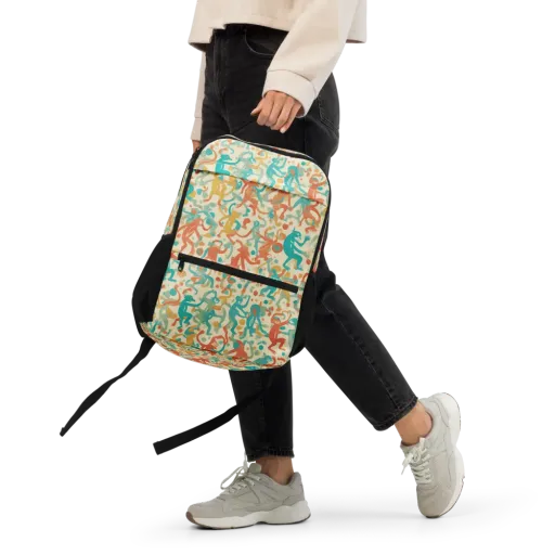 Tangerine Troupe on a Utility Backpack