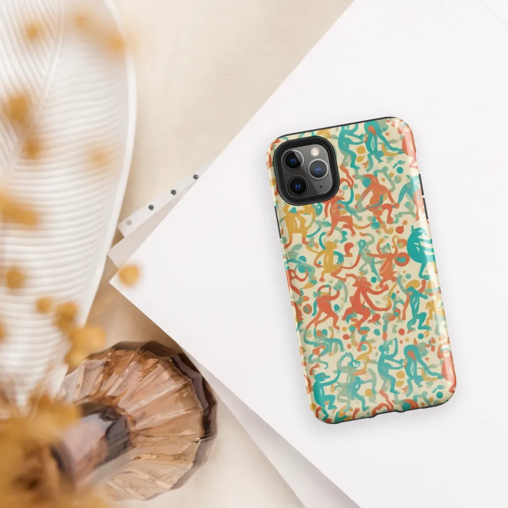 Tangerine Troupe on Tough Case for iPhone® — Front