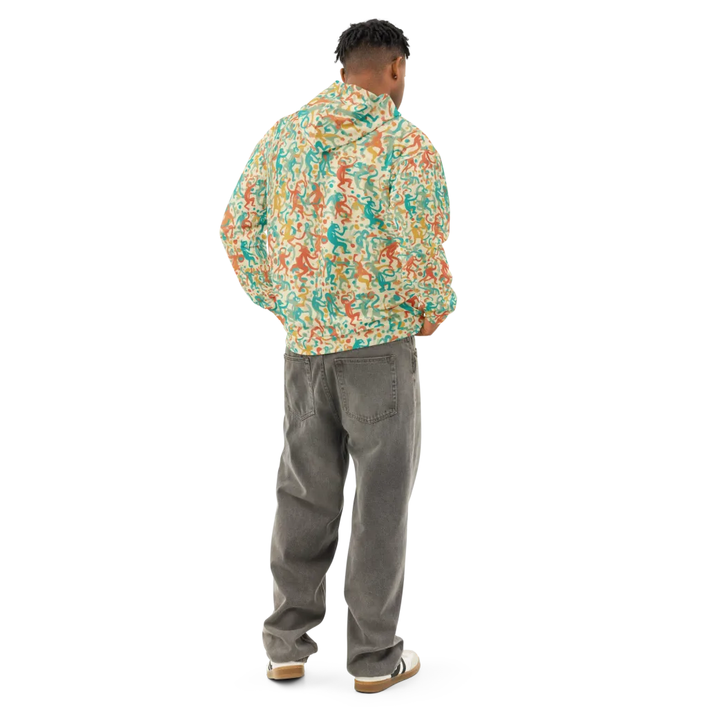 Tangerine Troupe on Cotton Hoodie — Back