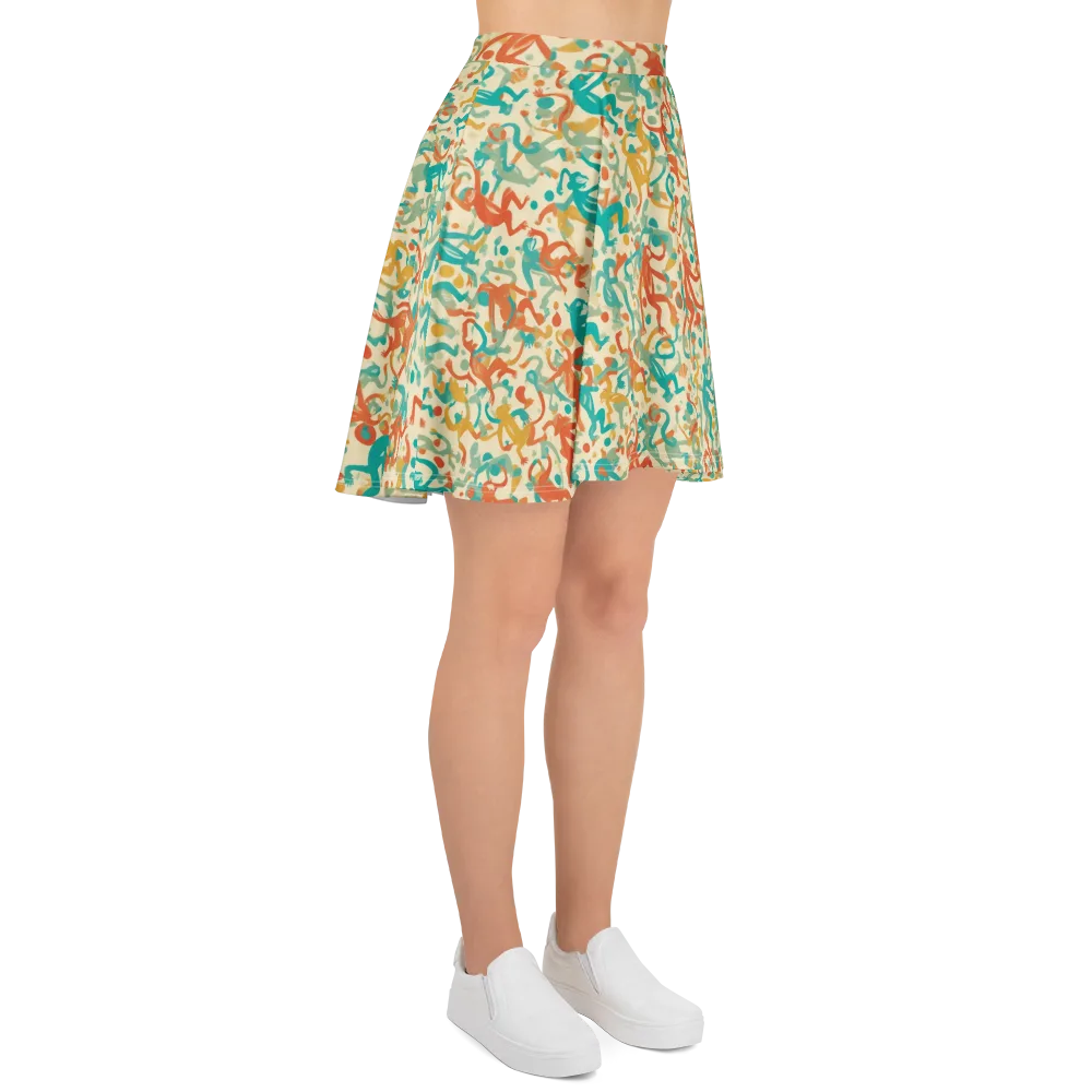 Tangerine Troupe on Skater Skirt — Right