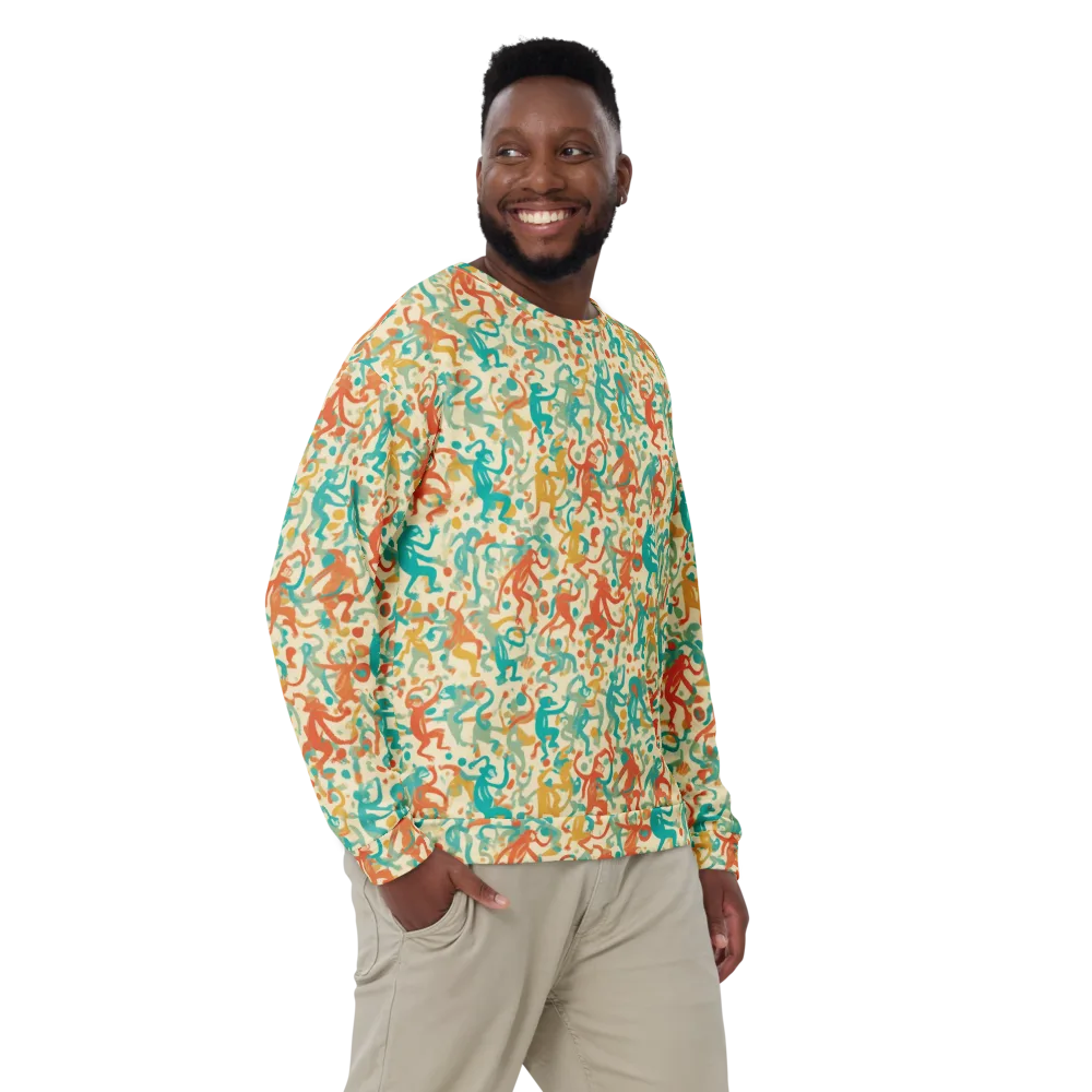 Tangerine Troupe on Sweatshirt — Front