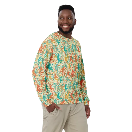 Tangerine Troupe on a Sweatshirt