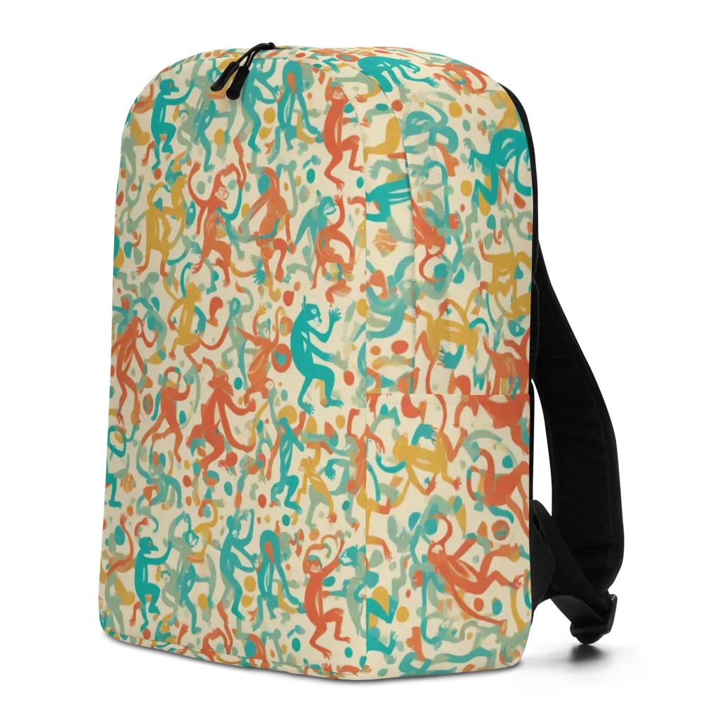 Tangerine Troupe on Minimalist Backpack — Left