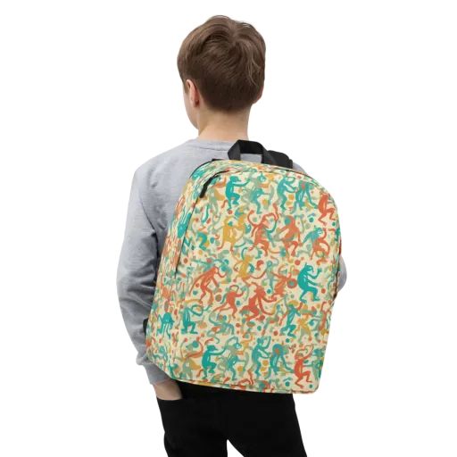 Tangerine Troupe on a Minimalist Backpack