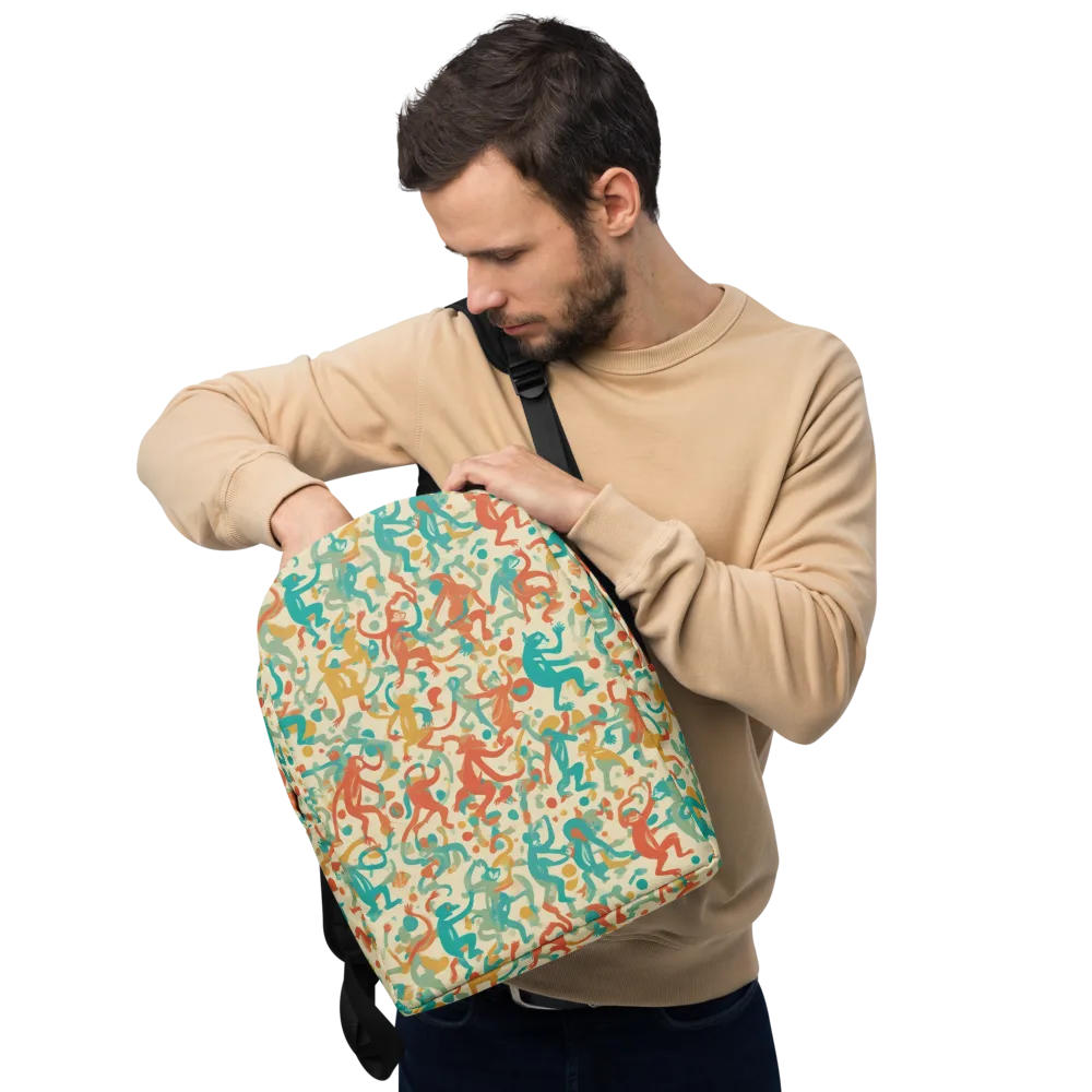 Tangerine Troupe on Minimalist Backpack — Front