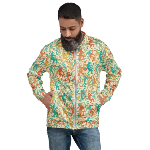 Tangerine Troupe on a Bomber Jacket