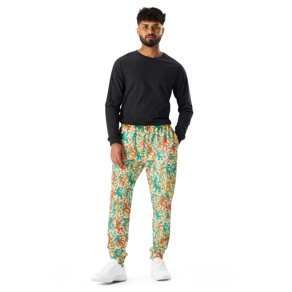 Tangerine Troupe on Men's Joggers — Front