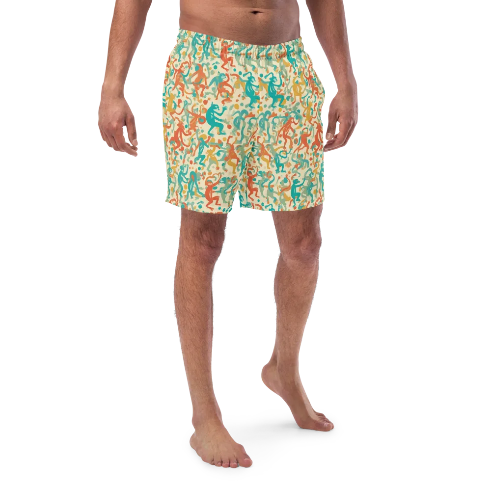 Tangerine Troupe on Swim Trunks — Front