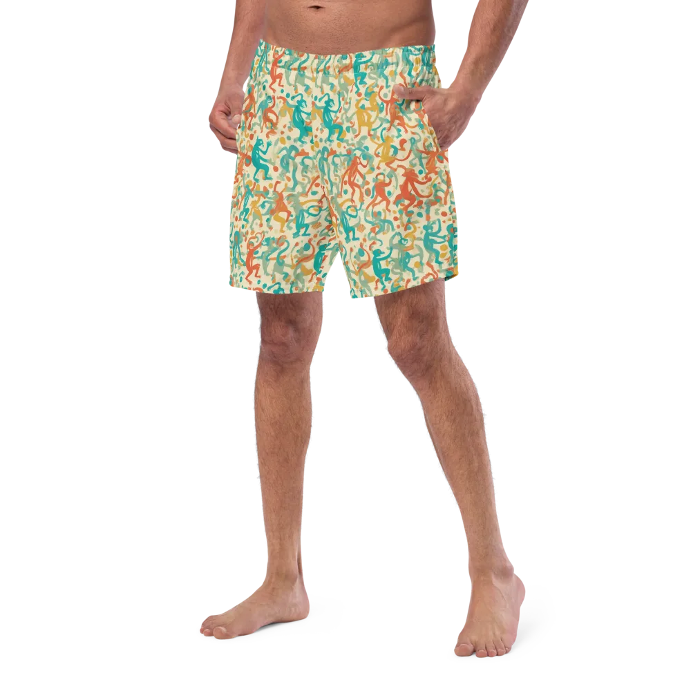 Tangerine Troupe on Swim Trunks — Left Front
